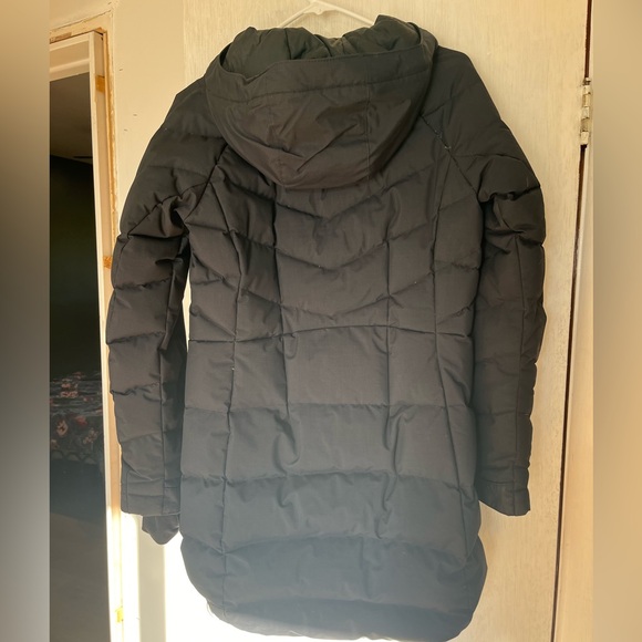 Columbia Black Hooded Puffer Coat - Picture 3 of 4